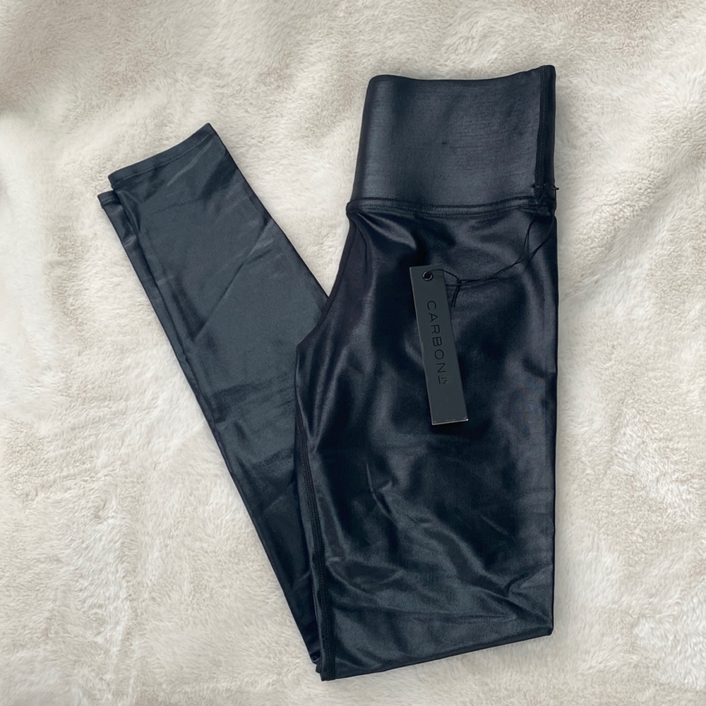 Carbon Black Takara Shine Leggings | XS